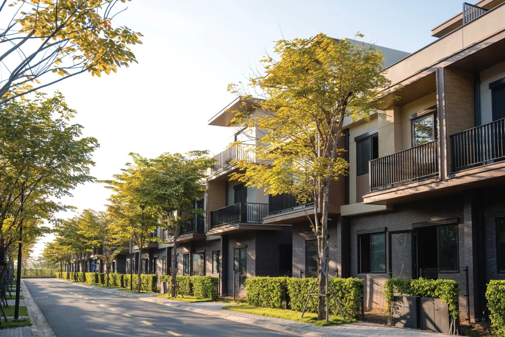 Phối cảnh nhà phố vườn Rivera Nagomi tại khu đô thị Waterpoint
